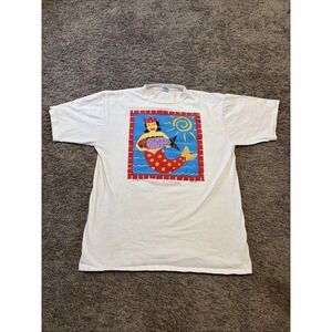 Vintage‎ 90s Joe McAlister La Sirena Muscle Beach Single Stitch T-Shirt Size XL
